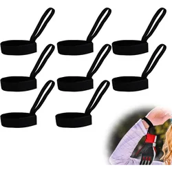 8PCS Ski Glove Leash Anti-Lost Glove Wrist Strap Ski Gloves Soft Handcuffs Ideal for Skis Snowboard Outdoor Activity glove strip