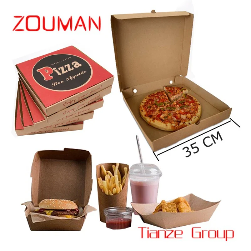 Fabrikanten Groothandel Custom Boite A Pizza 'S Goedkope Prijs Herbruikbare 10 12 16 Inch Ronde Kartonnen Golfkartonnen Pizzadoos Met Logo