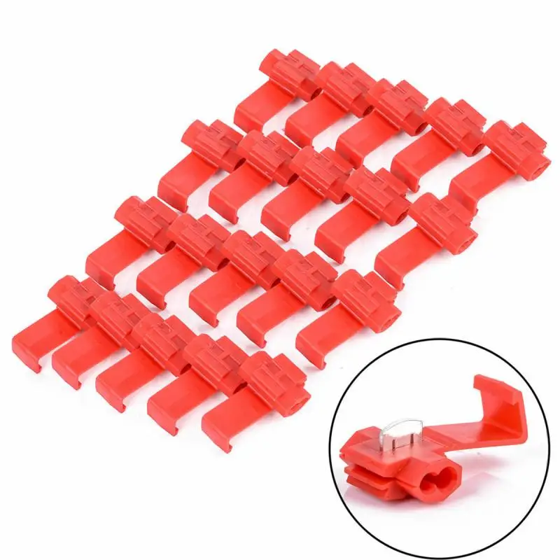 10/25/50PCS Wire Connector  Lock Snap AWG22-10 Without Breaking Cable Insulated Crimp Quick Splice Electrical Terminals