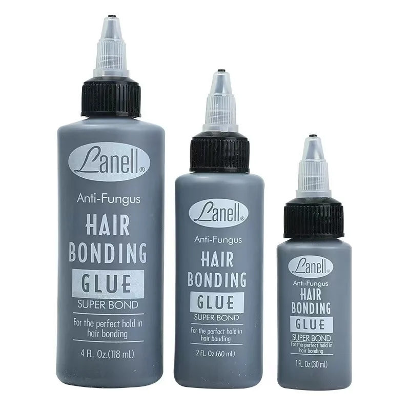 1Oz/2Oz /4Oz Anti-Fungus Hair Bonding Glue 30/60/118ml Strong Hold Adhesive for Wig Hair Systems