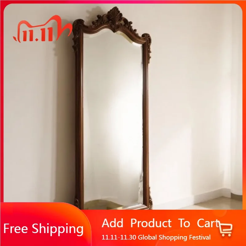 

Standing Modern Mirror Decoration Living Room Girls Bedroom Bathroom Mirror Funky Irregular Luxury Espelhos Home Decorations