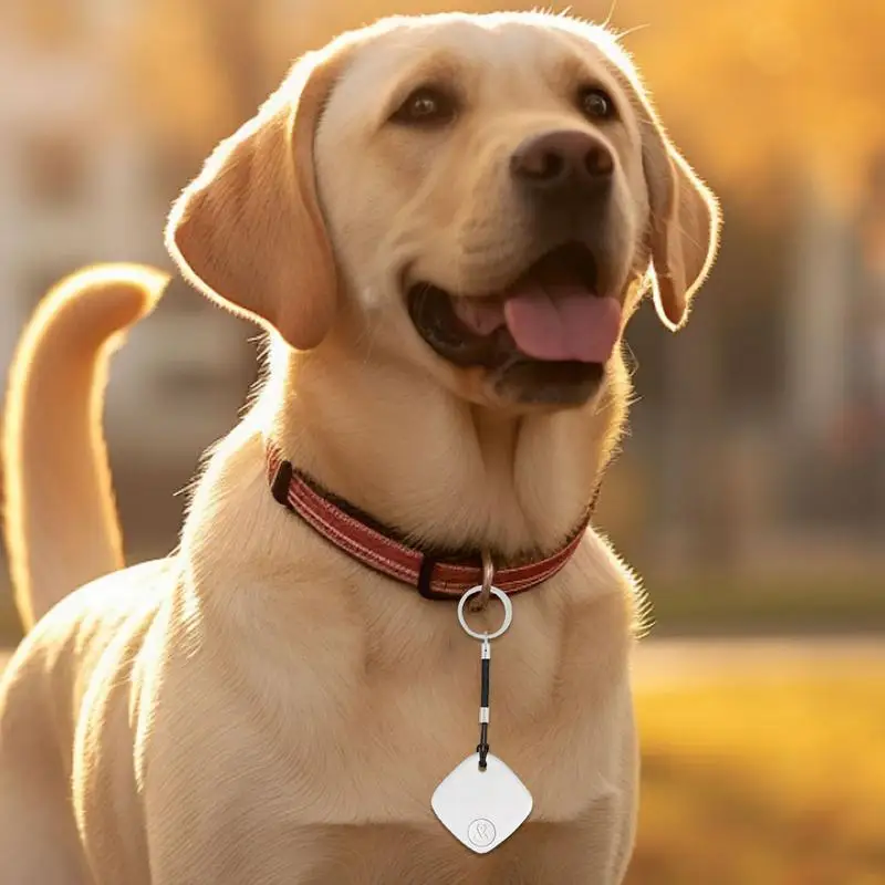 Localizador de rastreador de mascotas, buscador de llaves inteligente, localizador antipérdida con función de alarma para carteras de equipaje, bolsas, llaves de mascotas