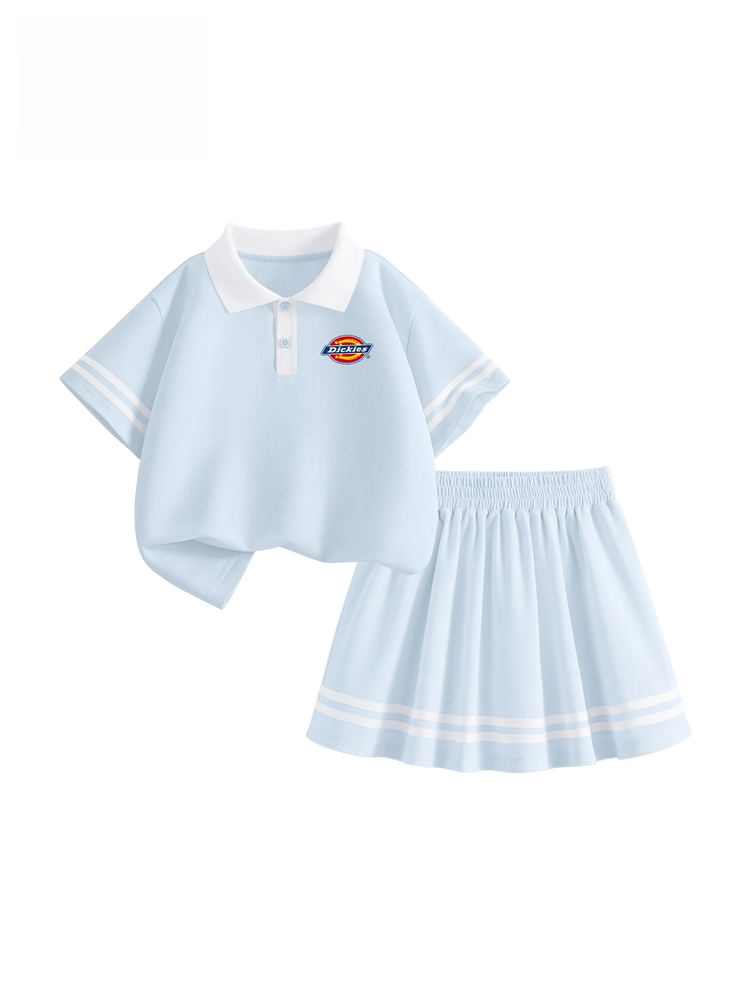 ensemble-jupe-et-haut-d'ete-en-soie-glacee-a-sechage-rapide-pour-filles-vetements-de-sport-legers-respirants-anti-humidite-et-rafraichissants-pour-enfants