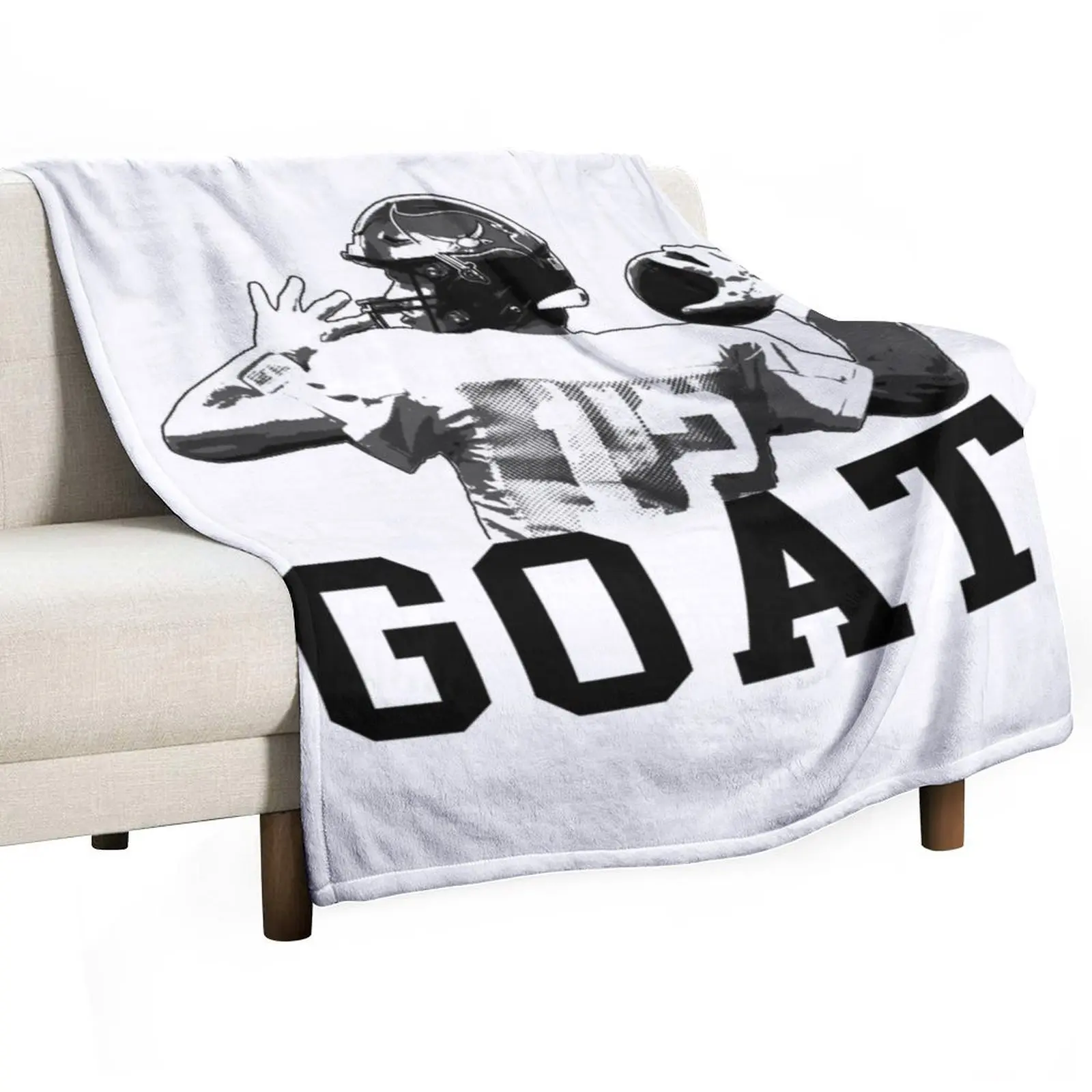 

Brady Goat Throw Blanket Picnic blankets ands warm for winter Cute Plaid Blankets