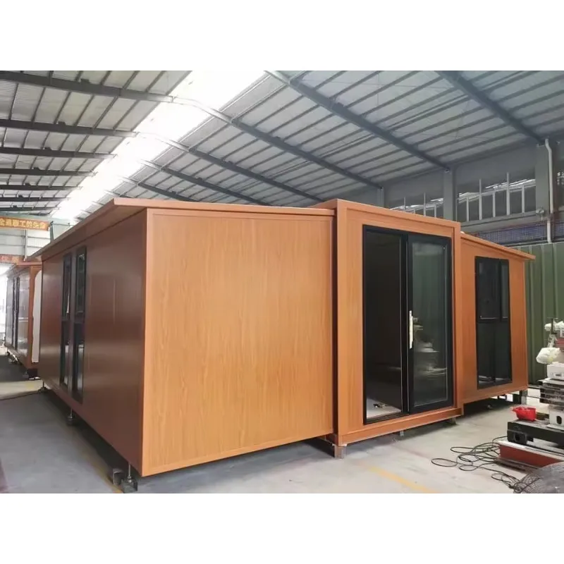 YG Customized Expandable Container House Prefabricated Modular Double-Wing Room For Construction Sites, Emergency, Labor Camps