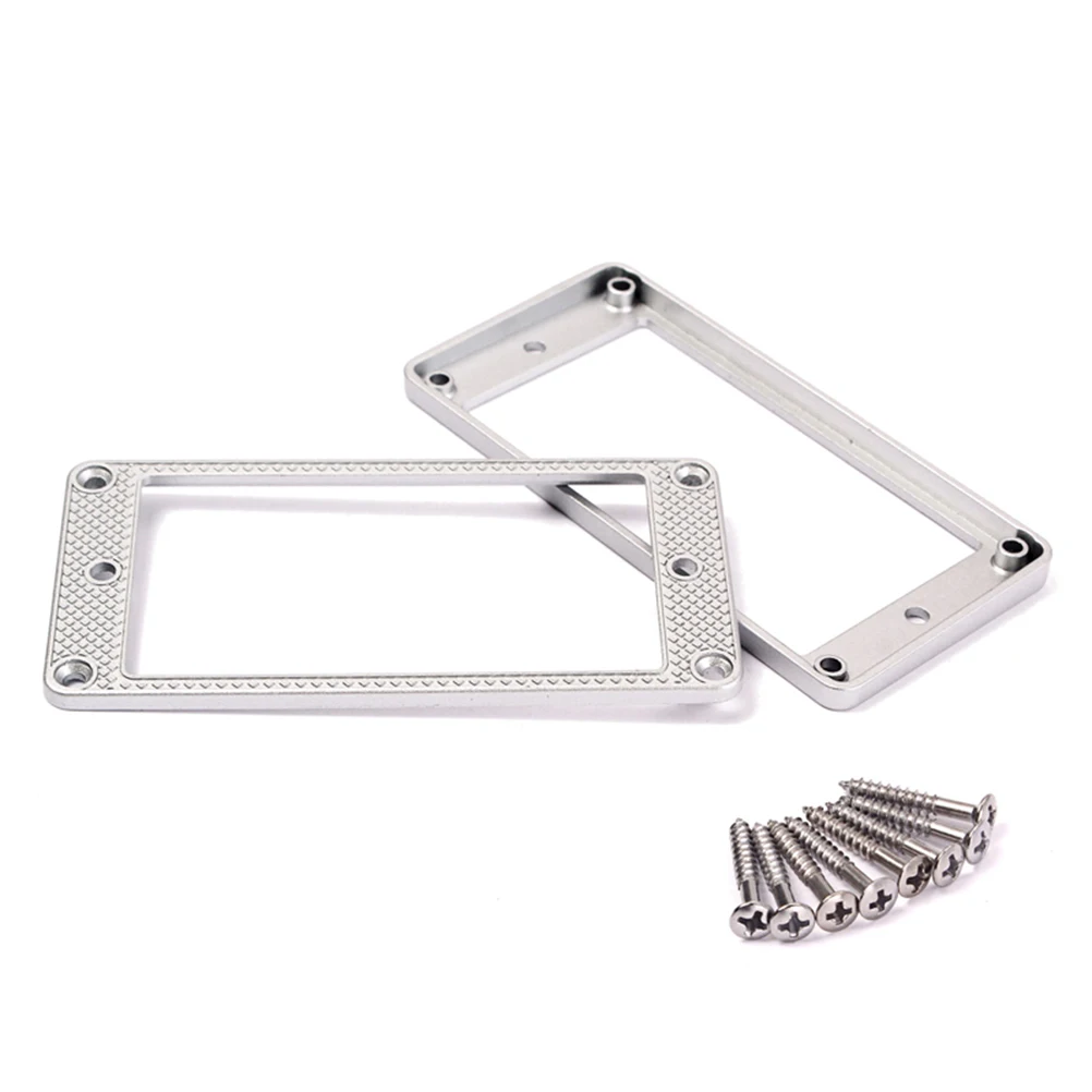 

Metal Frame Humbucker Cover Plate for Guitar Parts Replacement Pickup Ring Flat Pickups Frame Accessories
