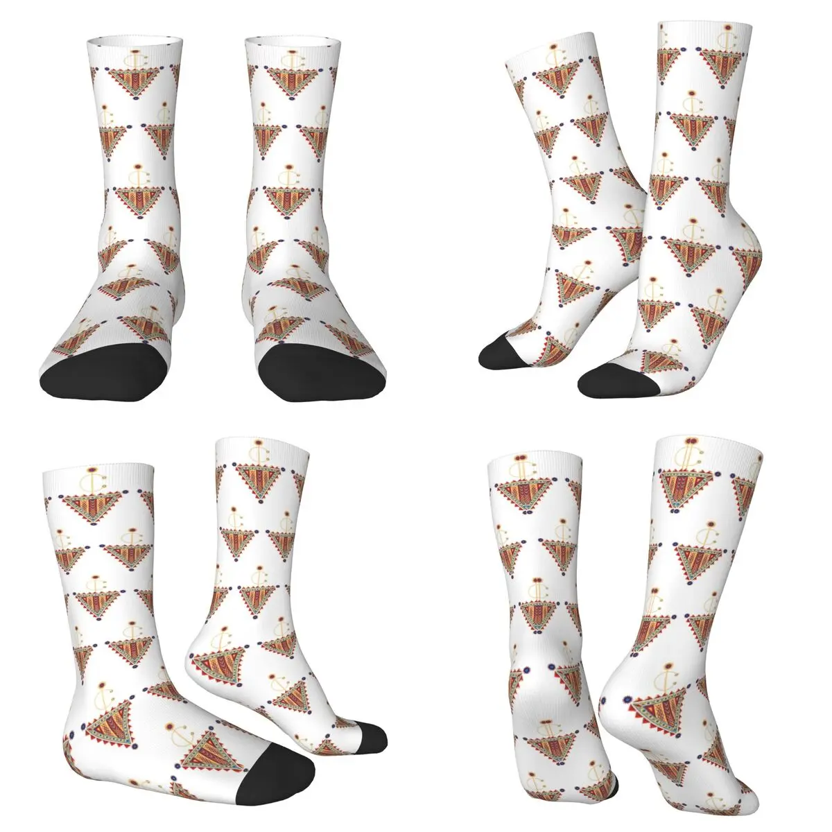 Amazigh Tazerzit Emblem Of The Moroccan Berbers Socks Harajuku Super Soft Stockings All Season Long Socks Valentine's Day Gifts