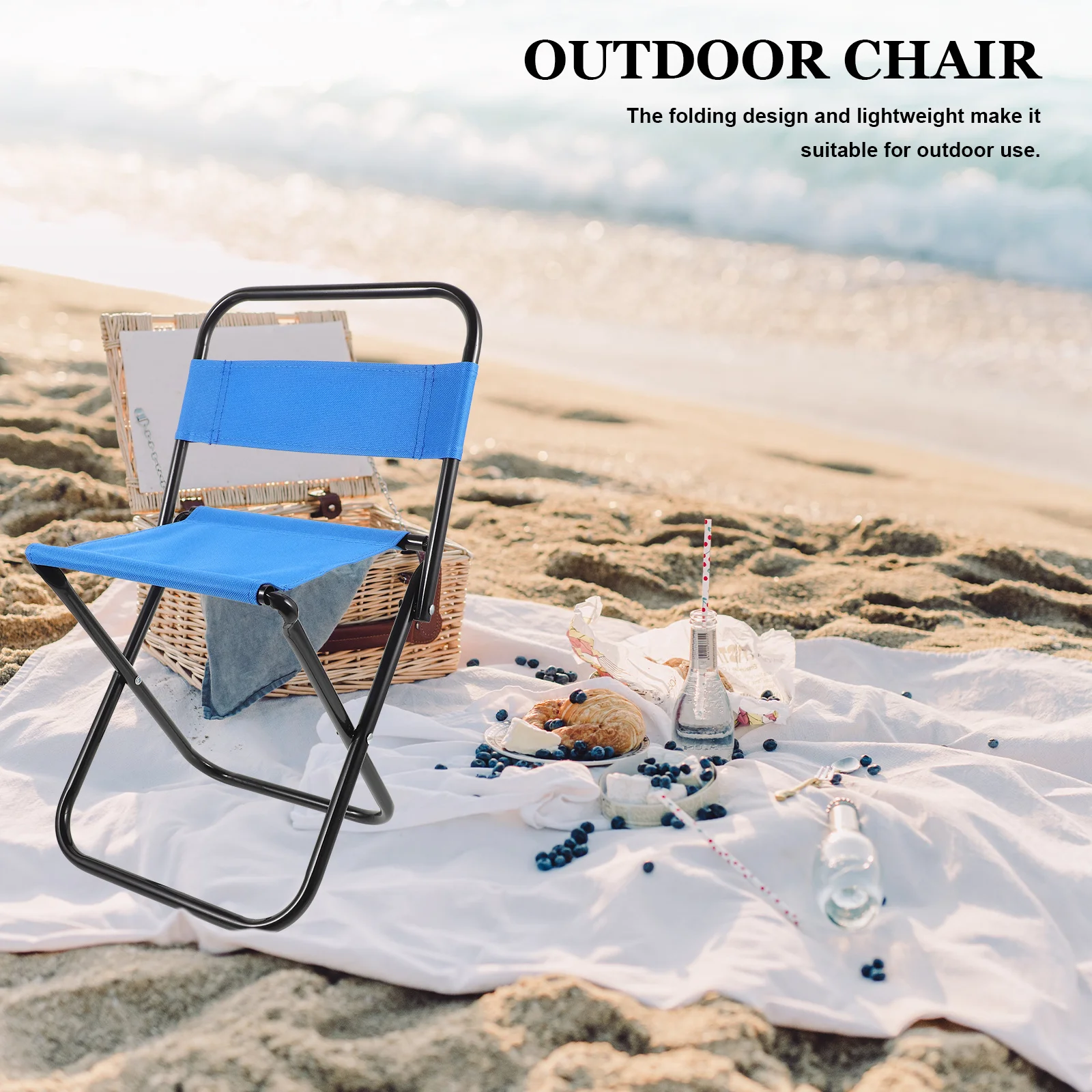 

Compact Folding Outdoor Chair Lightweight Portable Foldable Chair for Fishing Camping Travel and Chairs
