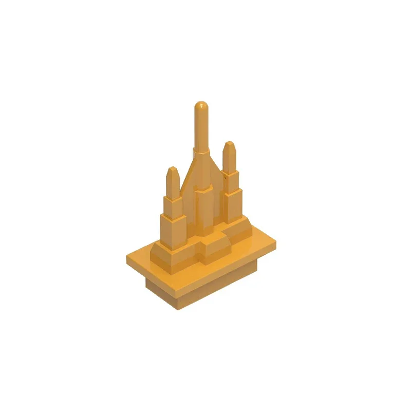 MOC 10PCS 33215w Tower Bridge Roof Tip Building Blocks Kit Pyramid Top Educational Bricks Particle Toys Adult Birthday Gifts