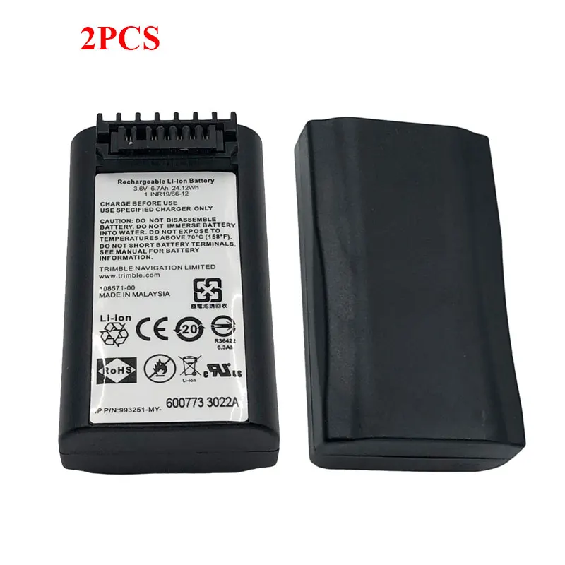 

2PCS 2M/2C Li-ion Battery 3.6V 6700mAh For Ni-kon 2M/C DPL-322 Total Station，Trimble M3 Battery For Trimble Total Stations