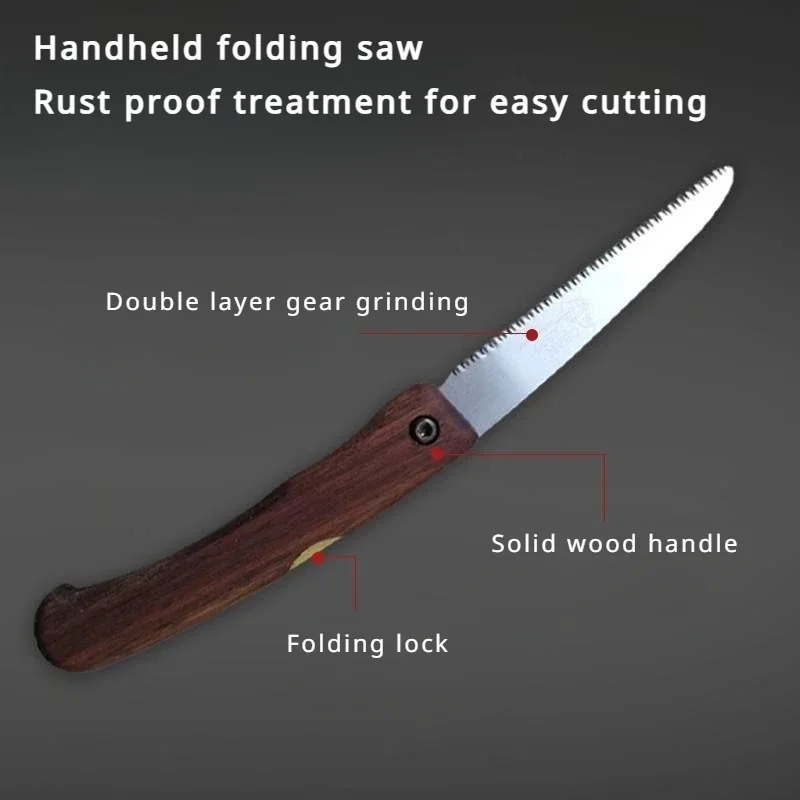 Mini Folding Saw Woodworking Folding hacksaw Multifunction Cutting Wood Sharp Camping Garden Prunch Saw Tree Chopper Knife Hand