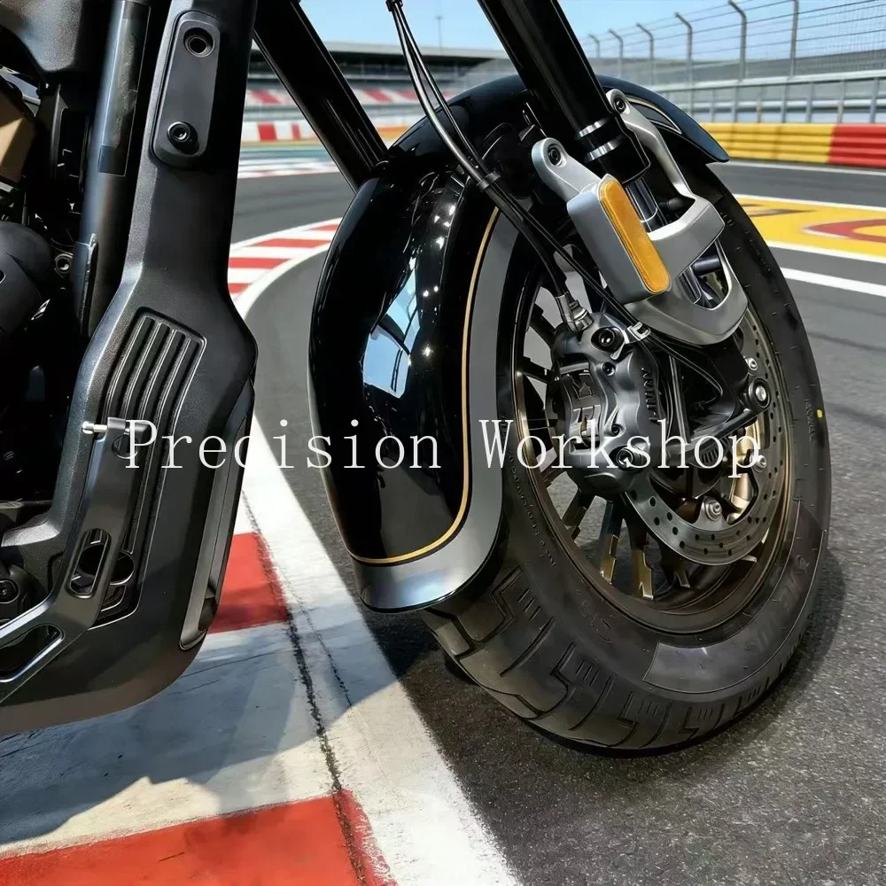 Motorcycle Front Extended Mudguard Fender Splash Guardfor LON CIN VO GE CU625, Front Wheel Cover Mud Flap Motorcycle Accessories