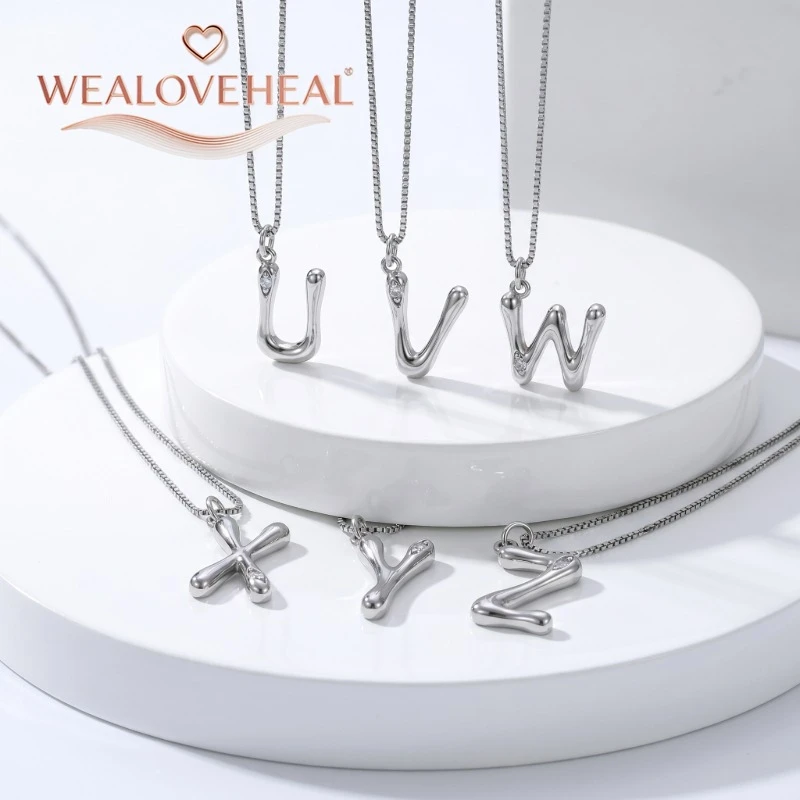Rhodium-Plattierte Messing A-Z Initial-Halskette, Funkelnder Solitär-CZ-Buchstabenanhänger, Zierlicher Alphabet-Schmuck, Personalisiertes Namensgeschenk – Detail 18