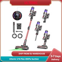 Ultenic U16 Flex Cordless Vacuum Cleaner 45KPa Suction 60min Runtime 180 ° Flexible Wall Anti-Tangle Brush Wall Mount Charging