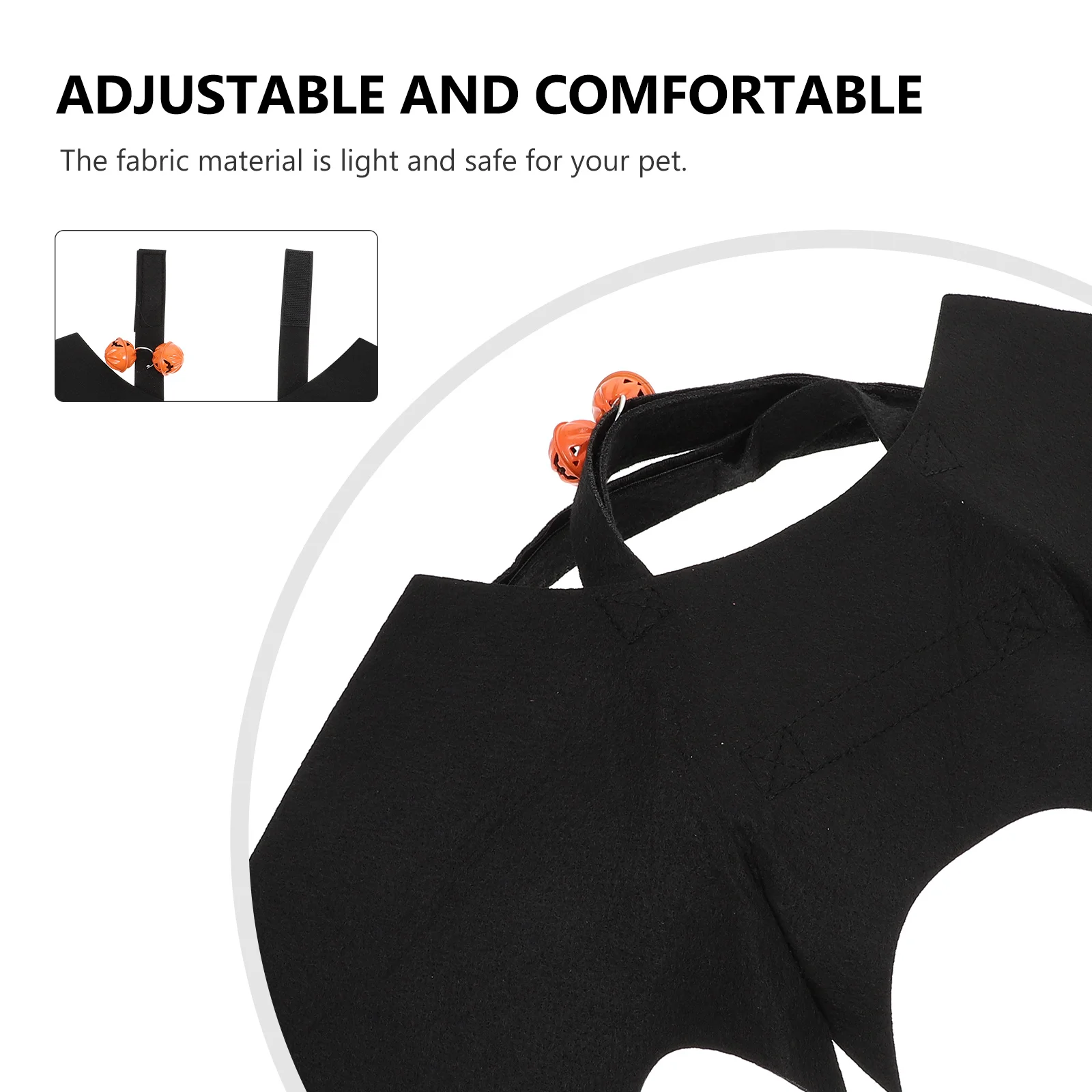 

1Pcs Halloween Pet Costume Cat Bat Wings Adorable Lightweight Bat Wings Cosplay Pet Supplies Adjustable Comfortable Decor