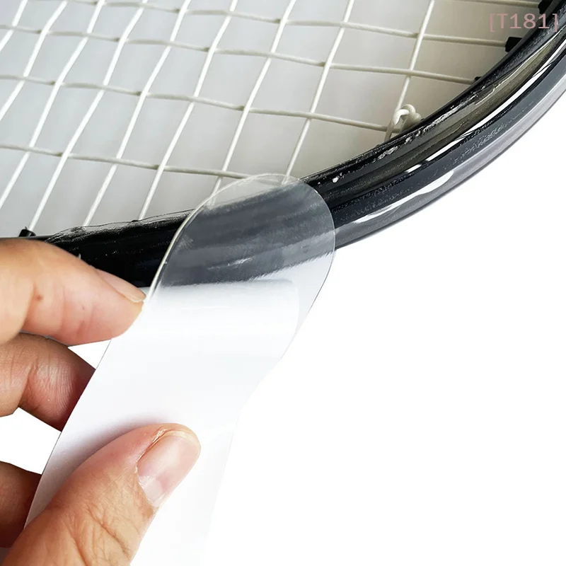 

[E]Transparent Tennis Racket Paddle Head Protection Tape Reduce Friction Sticker TPU Protection Tape Sports Parts