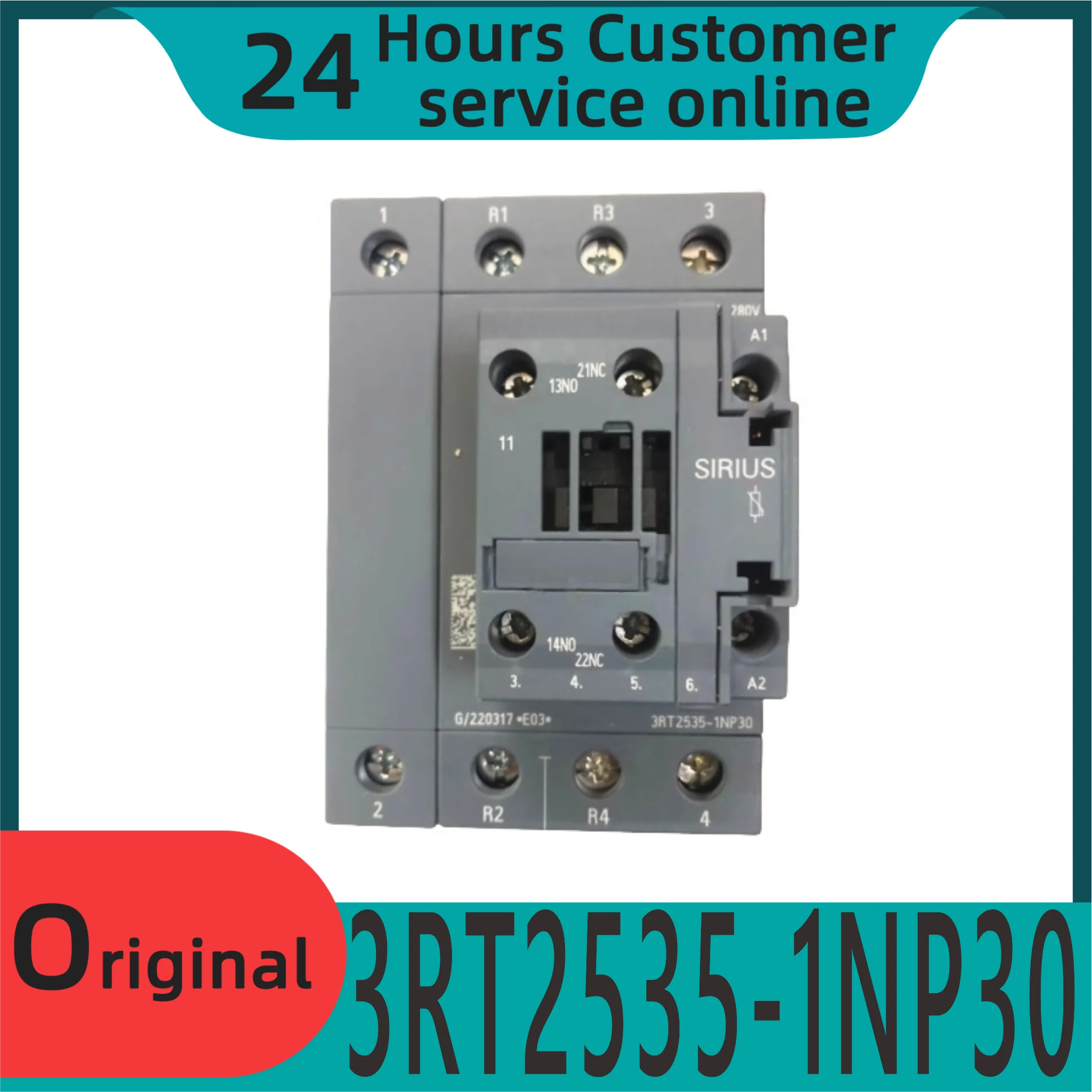 

New original contactor 3RT2535-1NP30 175-280V elevator specific 3RT25351NP30