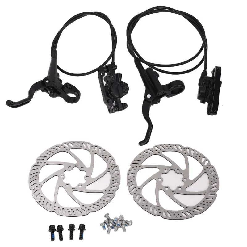 

Комплект дисковых тормозов для горных велосипедов, мощный тормоз, чувствительный к торможению велосипед, комплект рычагов гидравлического дискового тормоза для езды на велосипеде