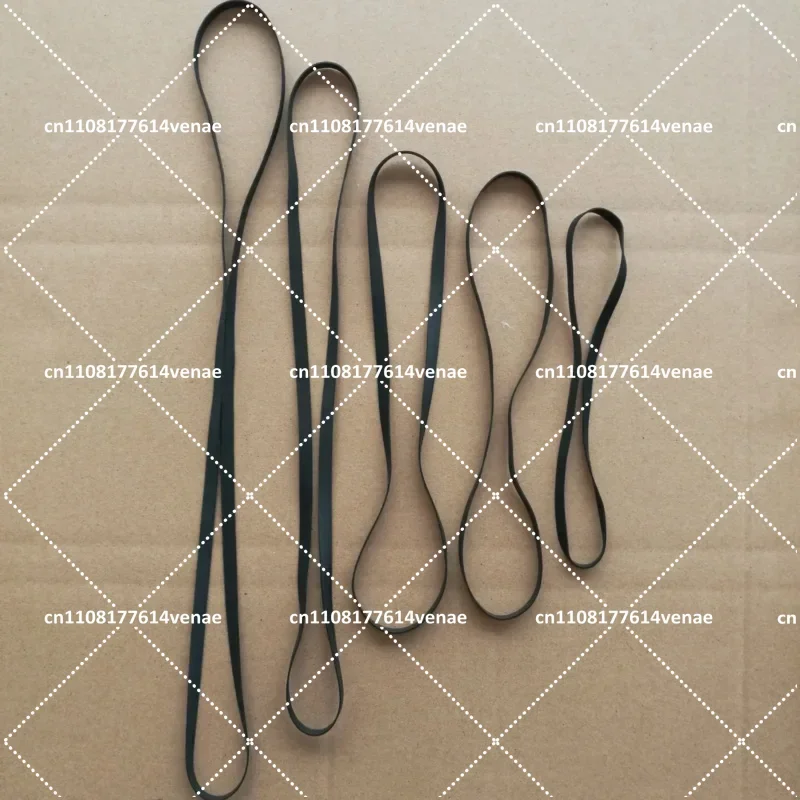 10 Pack Record Player Flat Drive Belt for Turntable Vinyl Replacement