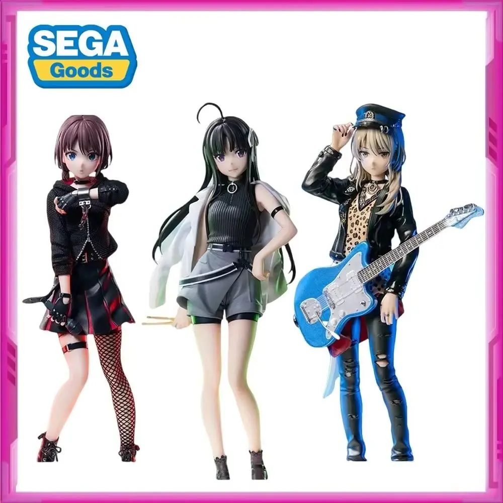 

Original SEGA GIRLS BAND CRY ISERI NINA SUBARU AWA KAWARAGI MOMOKA PVC Anime Action Collections Model Toy Figures
