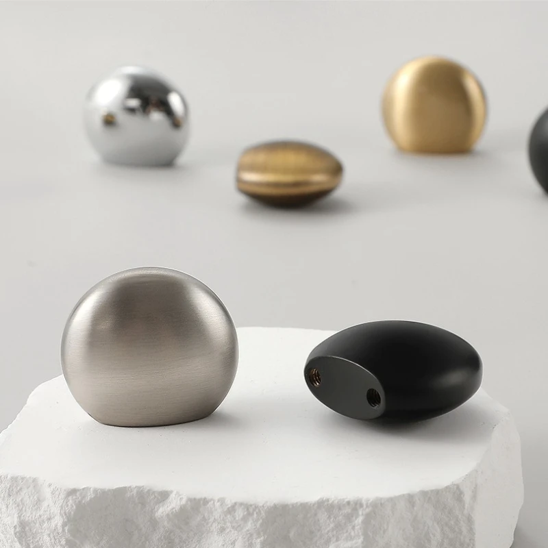 Modern Solid Brass Knobs for Furniture Creative Design Knobs and Handles for Drawers Home Accessories Kitchen Cabinet Handles