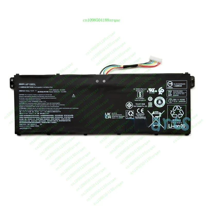 

New Genuine AP19B5L Battery for Acer Aspire 5 A515-43 SF314-42 True AV15-51"% Test"