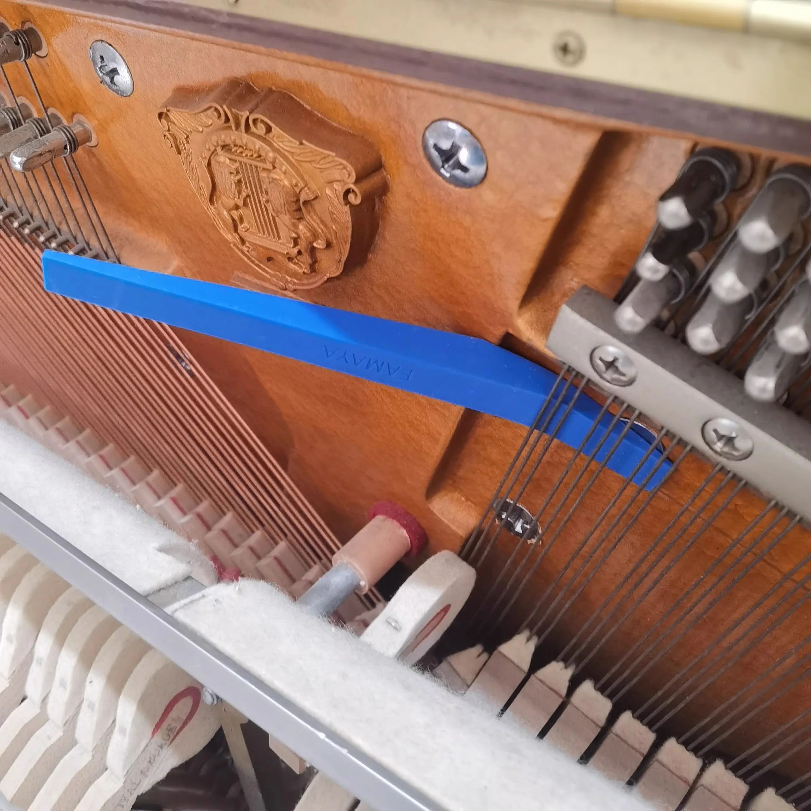 Piano tuning, tuning, sound stopping, leather, bass, silicone sound stopping tool