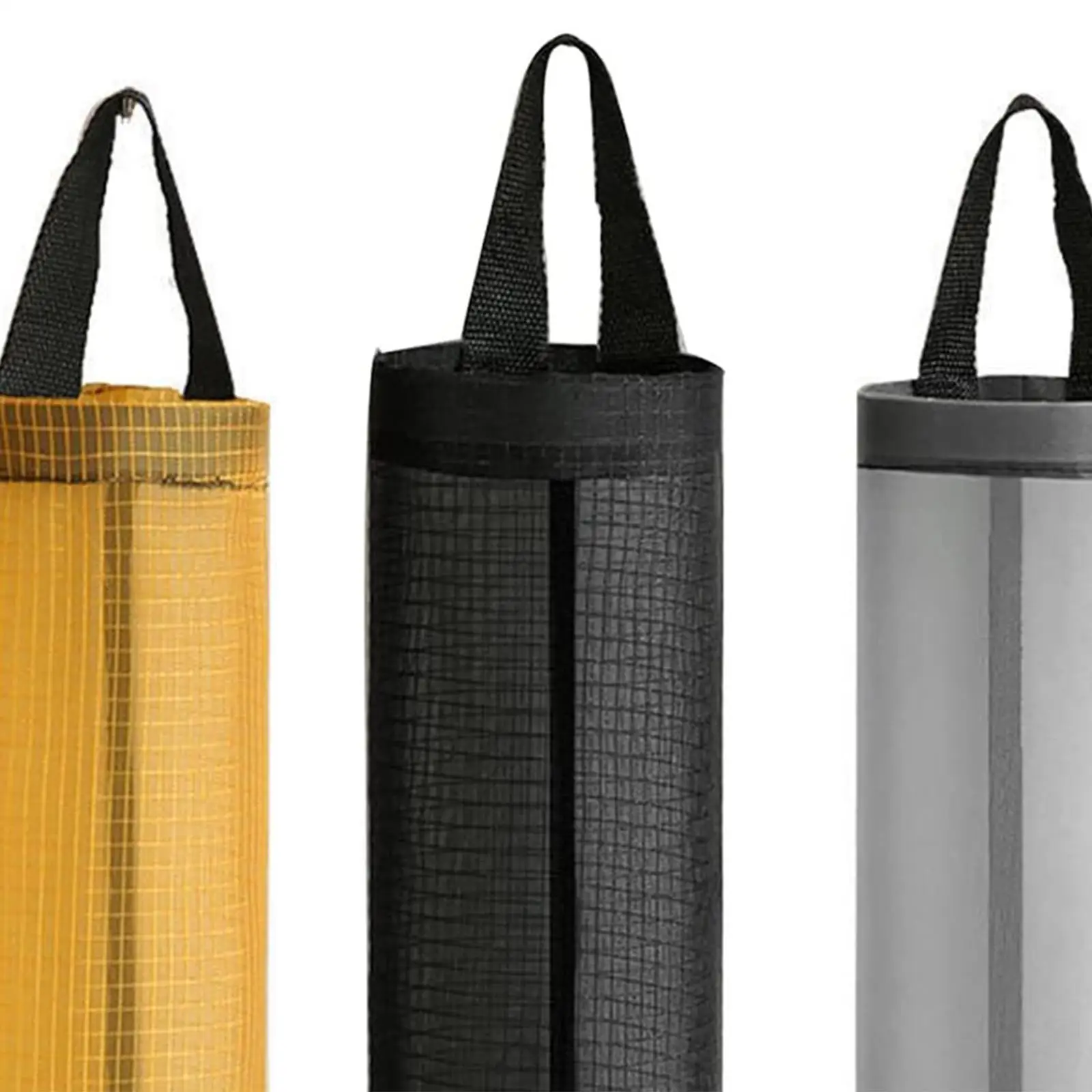 3x Garbage Plastic Bag Organizer Multifunctional Grocery Bag Storage Dispenser Shopping Bags Carrier for Kitchen Home Travel