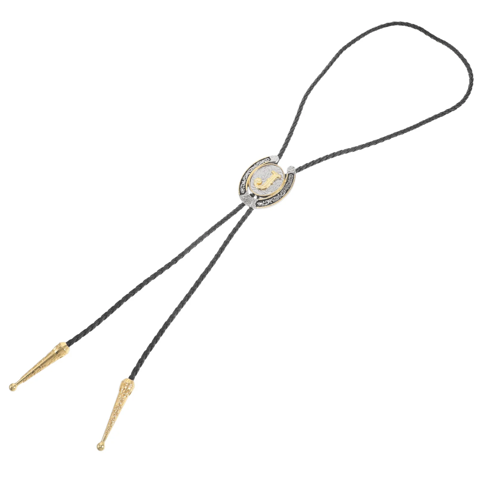 

Horseshoe Western Tie Necklace For Men Women Rope Cowboy Necktie Durable Style Accessory Costume Bow Knot