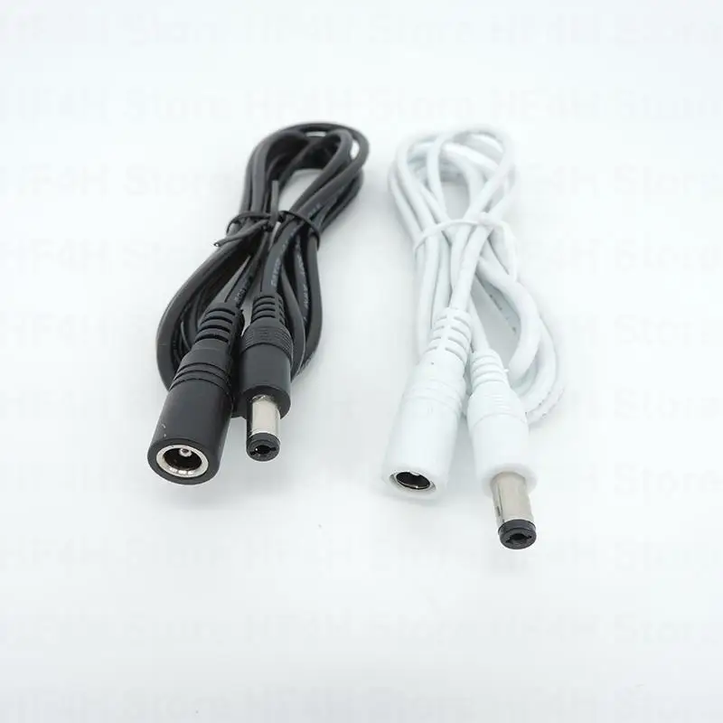 1/1.5/5m DC Power supply Male to female connector Cable Extension Cord Adapter Plug 20awg 22awg 5.5x2.1mm for strip B4