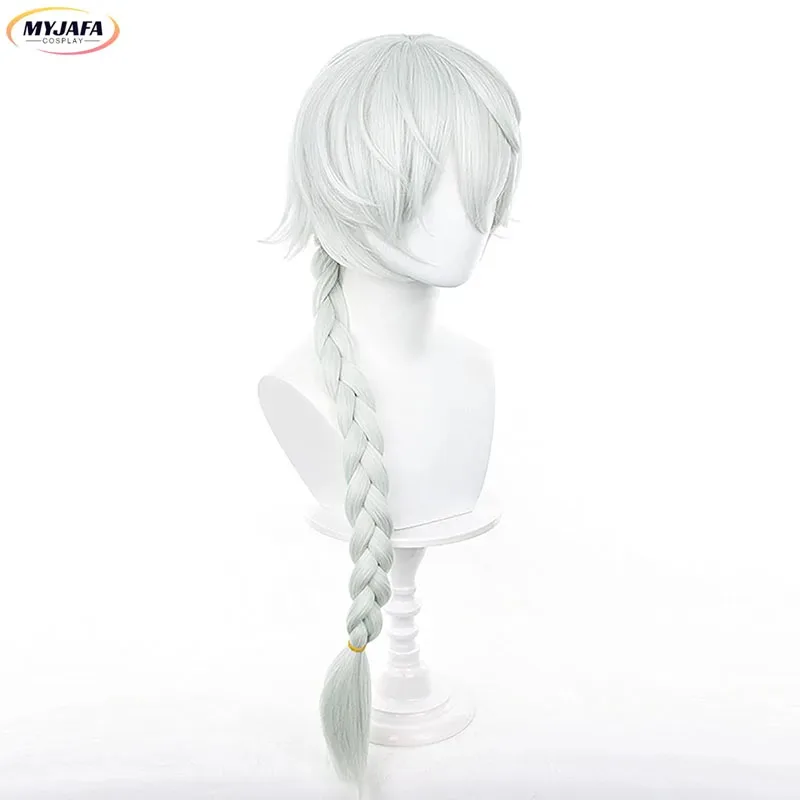 

DY20Новый аниме, сезон 4, Николай Гоголь, парик для косплея, зеленый, серый, плетеный, термостойкий парик из синтетических волос + шапочка для парика 25