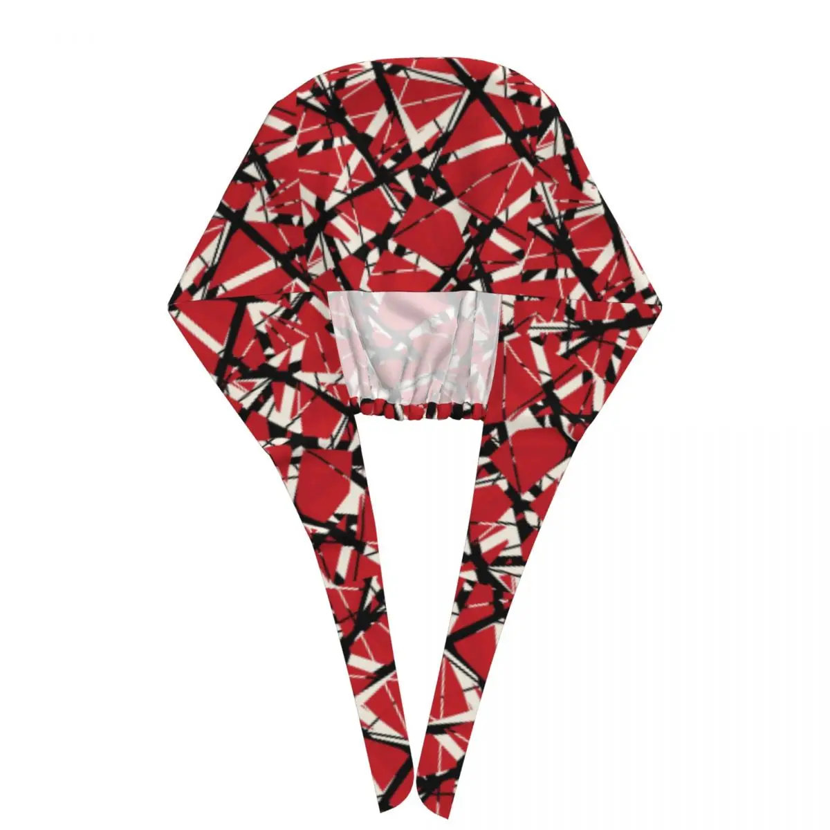 EVH Authentic Stripes Van Halen (rojo) Gorro quirúrgico de trabajo médico Gorros de enfermería ajustables unisex para dentista