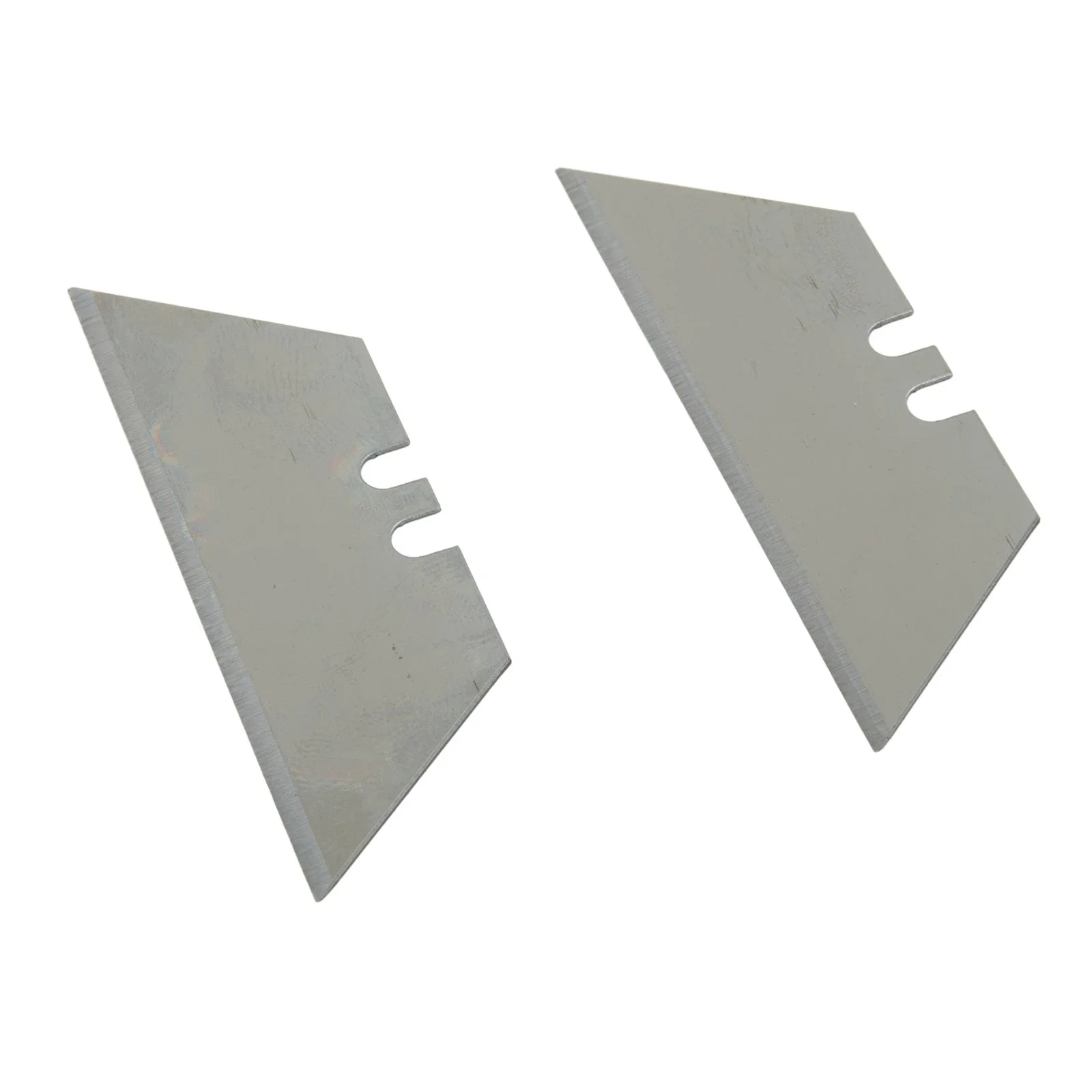 Hoja Trapezoidal de corte Manual, papel contrachapado, suministros de oficina, negro, plata, 0,6mm de espesor, 2,36 × 0,7 pulgadas, 60 #   Acero al carbono