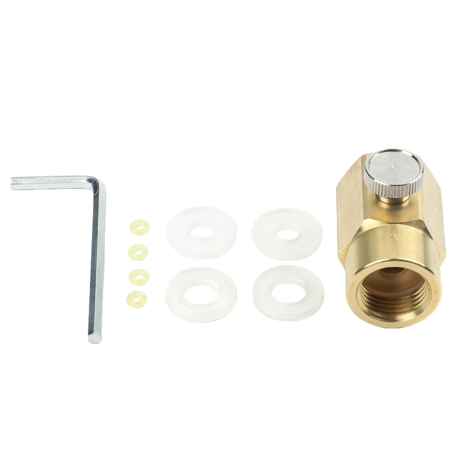 Brass Cylinder Refill Adapter TR21-4 To CGA320 Connector For For SodaStream Gas Tank Filling Tool US CAN Version Industrial