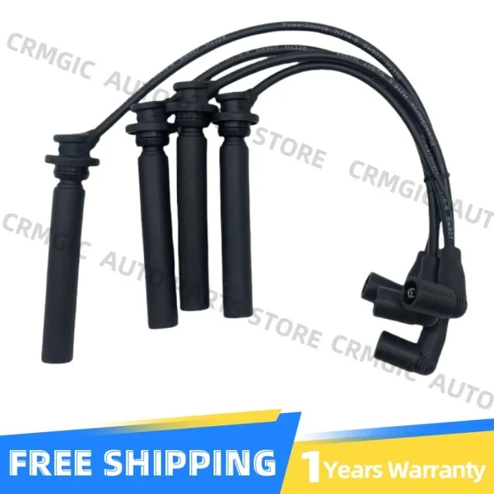4Pcs Ignition Cable Kit For CHANGAN EADO Saloon (C201) 1.6L 2011-2018 CS35 ALSVIN LINMAX OSHAN A800 LANDWIND X2 FOTON GRATOUR