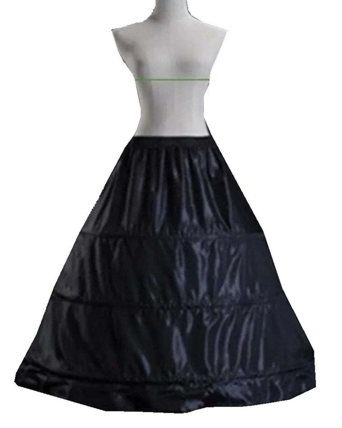 Shop Ginger Wedding Bridal Dress 3 Hoops Petticoat Under Garment Slip Black