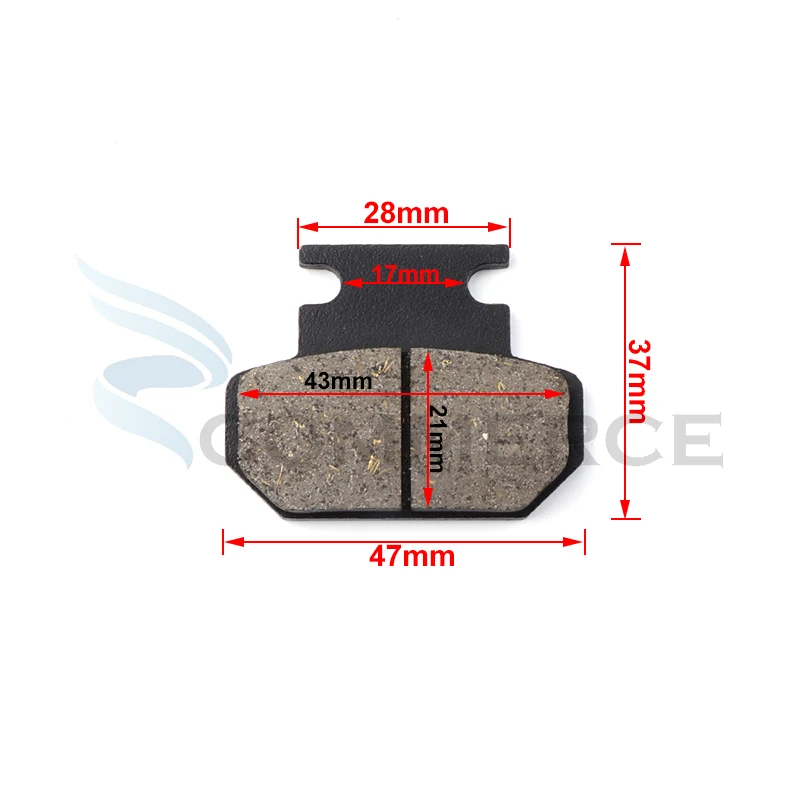 Brake Pads Fit For Citycoco Electric Bike Electric Scooter Chinese Halei Scooter Spare Parts Front/Rear Brake Pad Brake Caliper