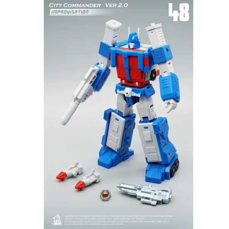 MFT Transformation MF48 MF-48 Ultra Magnus UM Ver2.0 City Commander Action FIgure Robot Toys with Box in Stock