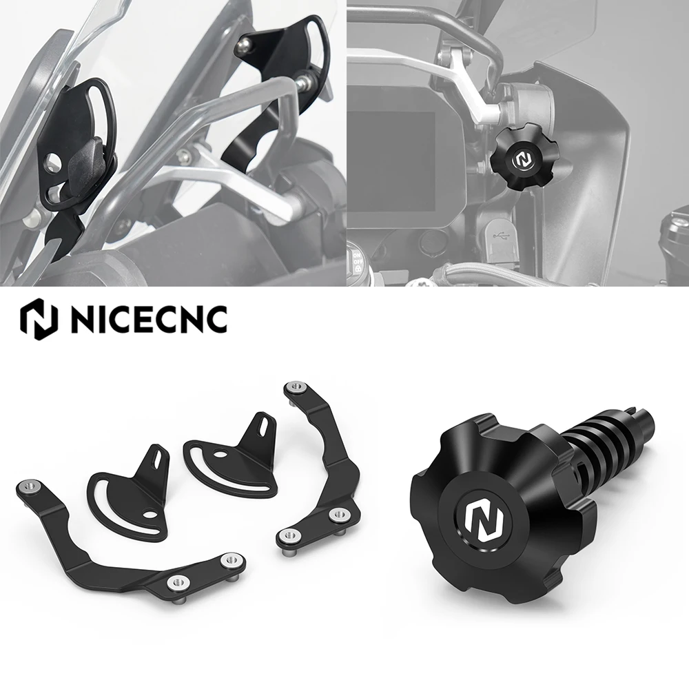 

For BMW R1250GS Adventure 2018-2024 R 1250 GS 2018-2022 R1200GS /Adventure 2013-2018 Windshield Stabilizer Adjustment Wheel Kit