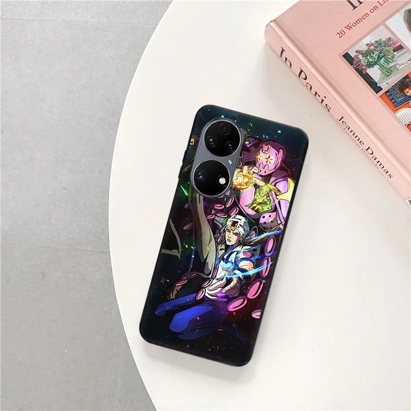 Phone Case For Motorola G50 G51 G60 G71 G30 G31 Edge 20 30 40 G73 Huawei P40 P30 P20 P-Smart JOJO Joseph Joestar Anti-Drop Cover