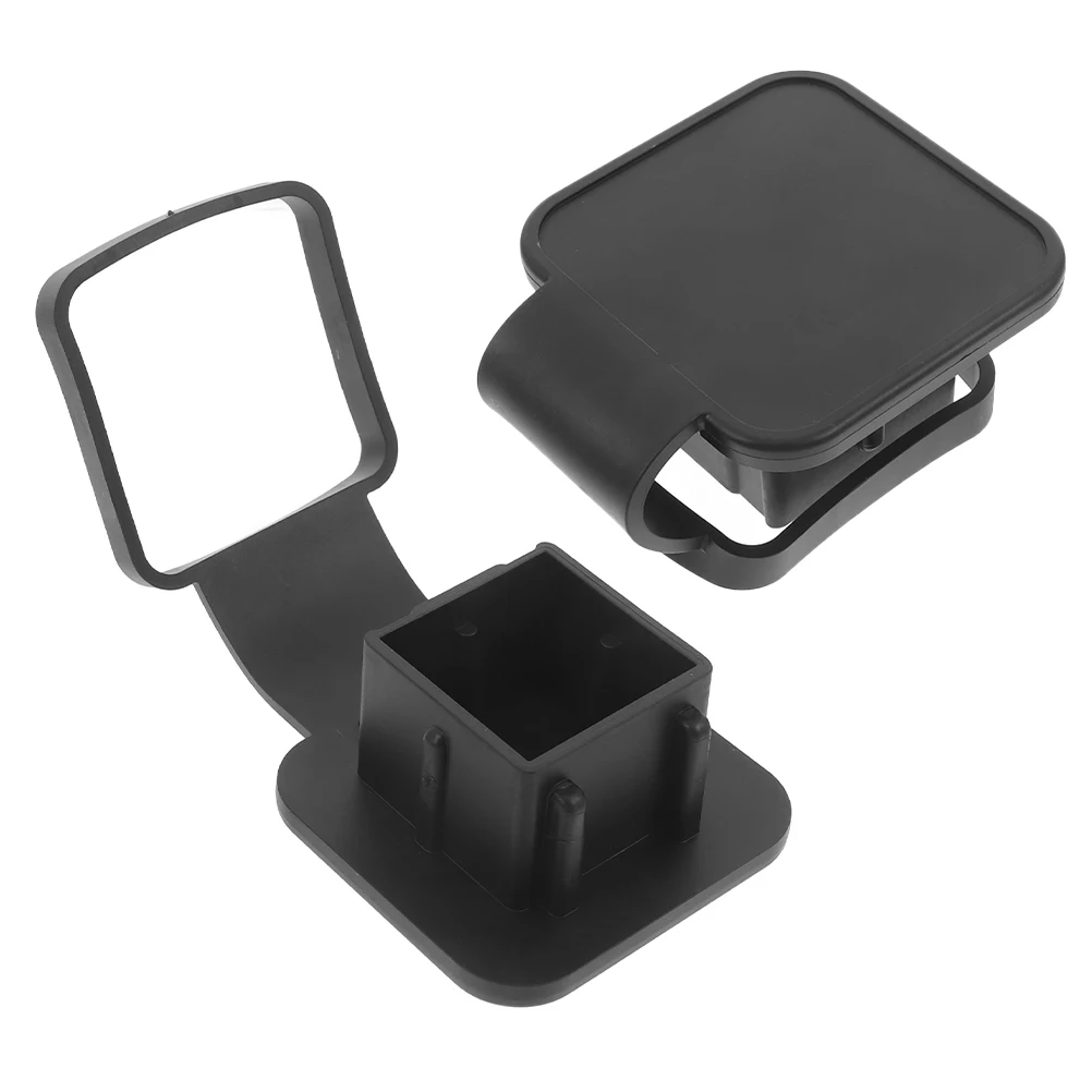 

2 Pcs Tow Hook Plug Convenient Replacement Hitch Cover American Flag Cap Car for Trailer Rubber Caravan Off-road Vehicle