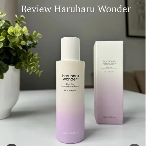 Haruharu Wonder Black Rice esencia probiótica nutritiva fortalece la barrera de la piel fórmula suave suero hidratante de marca Original