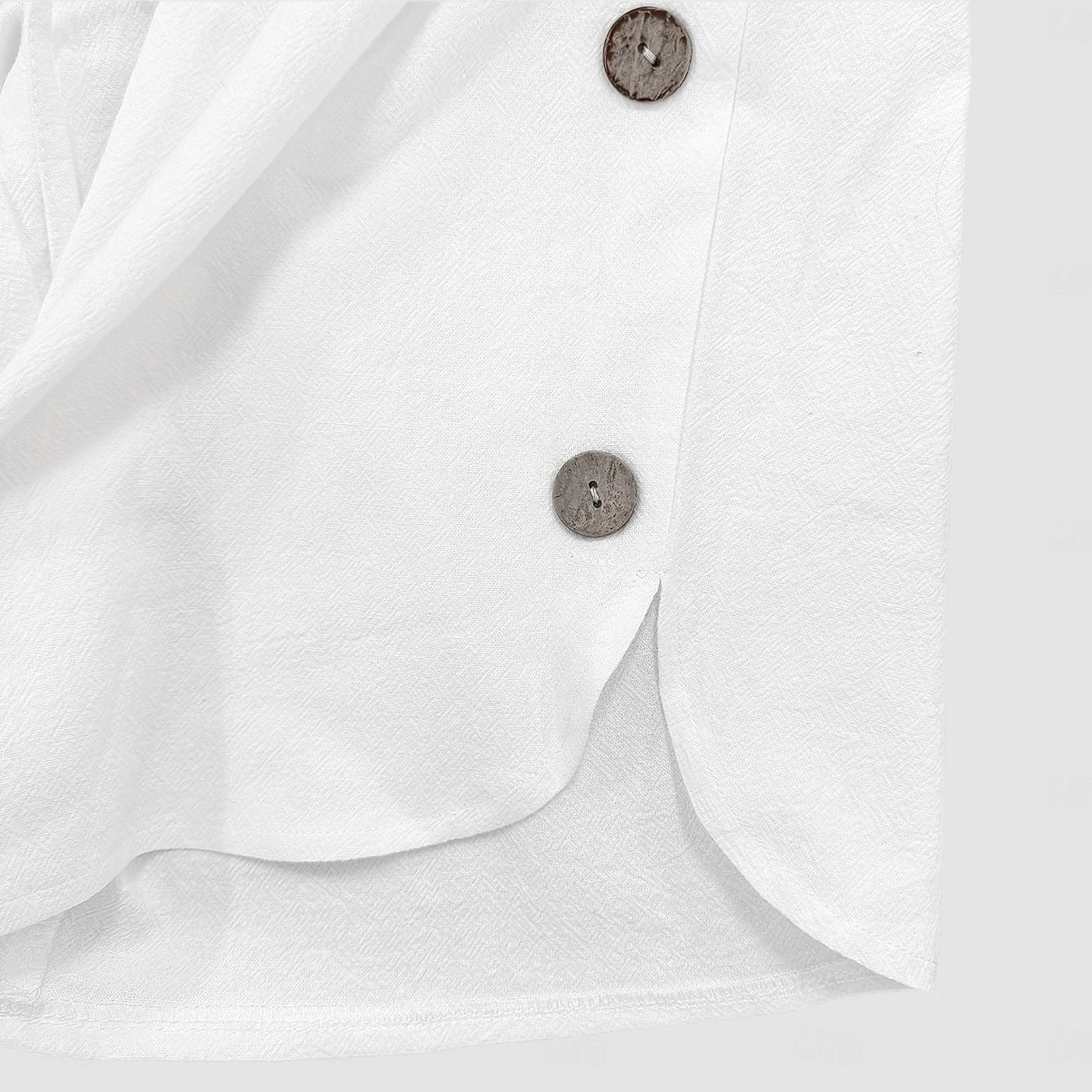 

Men Summer Shorts Casual Solid Color Side Button Loose Joggers Shorts with Pockets for Workout Beach Streetwear