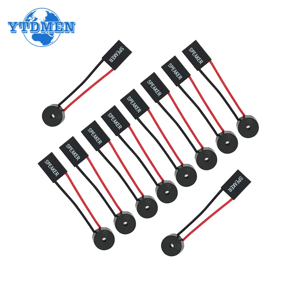 30pcs Mini Plug Speaker PC Motherboard Internal Piezo Speaker BIOS Alarm Buzzer Kit for Arduino Computer Case DIY