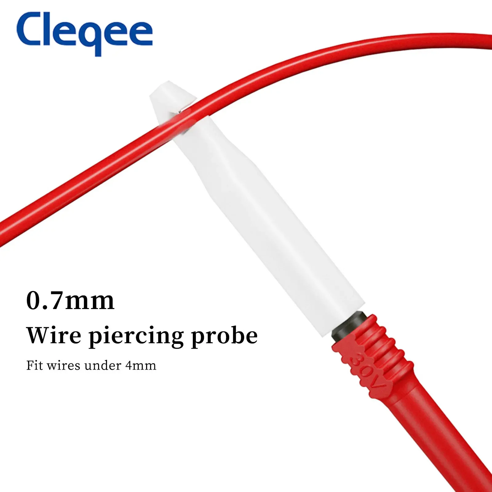 Cleqee P30009 5 قطعة معزول الظهر التحقيق سلك تحقيقات ثقب ، اكسسوارات السيارات اختبار التشخيص إصلاح أدوات إبرة