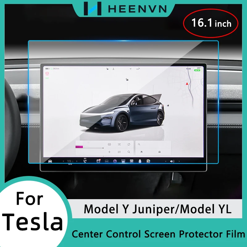 HEENVN HEENVN 16.1 inch Screen Protector for Tesla Model Y Juniper Model YL Car Center Control Tempered Glass Protector Screen Film - Aliexpress Deal