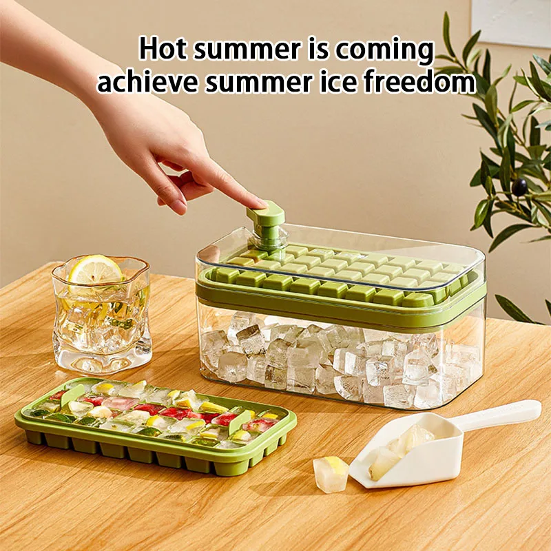 64 Grid Ice Cube Tr… - image