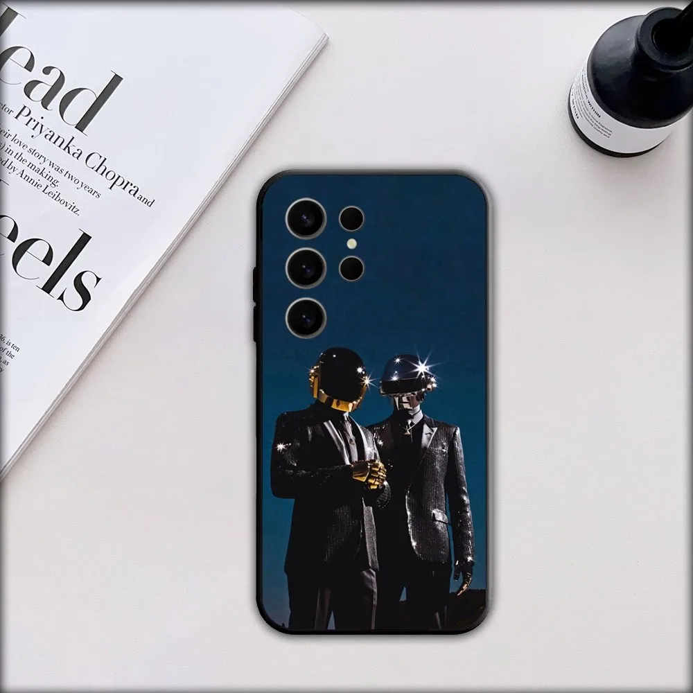 Band D-Daft P-Punk Phone Case For Samsung S21,S22,S23,S24,S30,Ultra,S20,S30,Plus,S21 Fe,Note20 5G black Cover