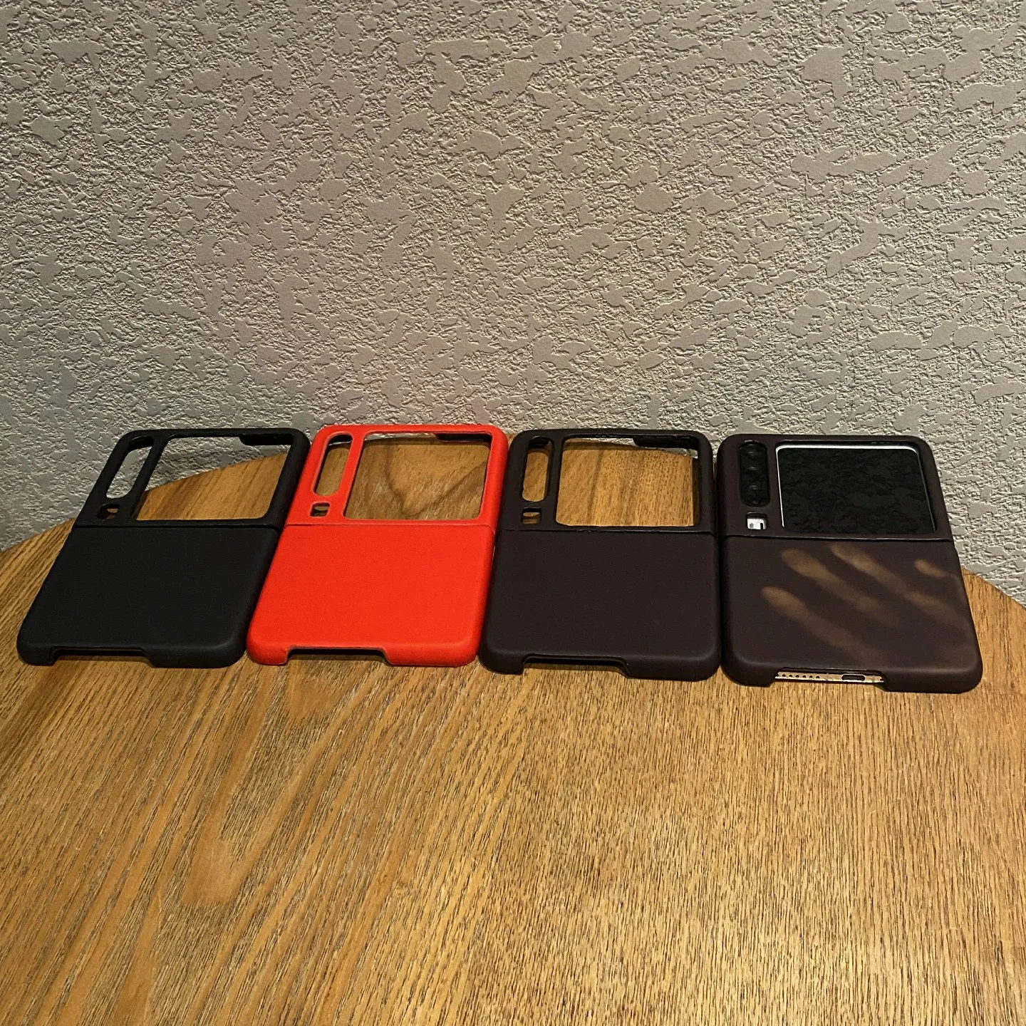 Thermosensitive Handyhülle für Samsung Galaxy Z Flip 7 6 5 4 3, hitzeempfindliche, matte, harte PC-Rückabdeckung, stoßfest, Fundas – Detail 1
