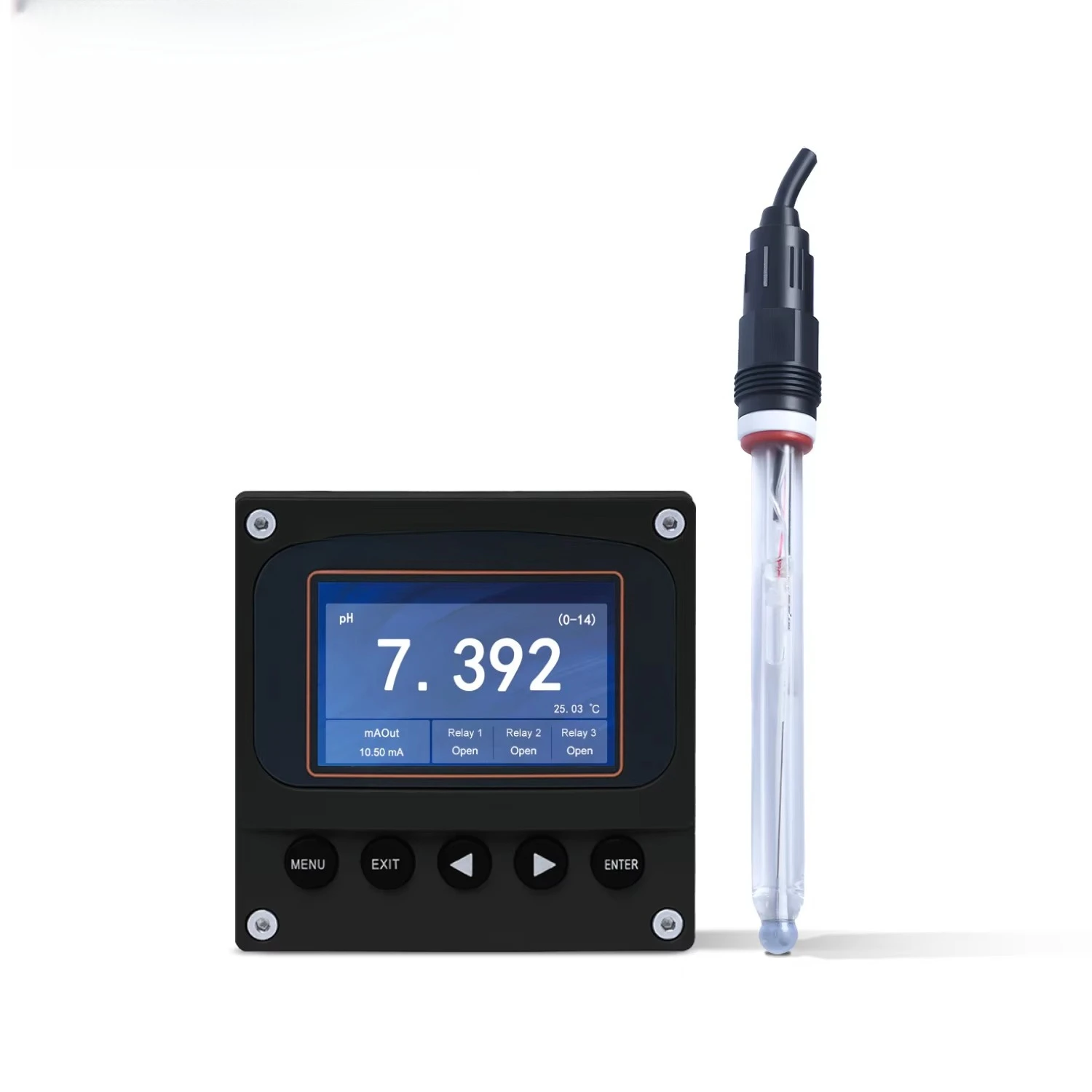 130 ° C high temperature, high sensitivity pH sensor for water treatment, custom support